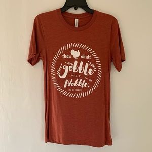Thou Shalt Gobble Til Ye Wobble Thanksgiving Shirt